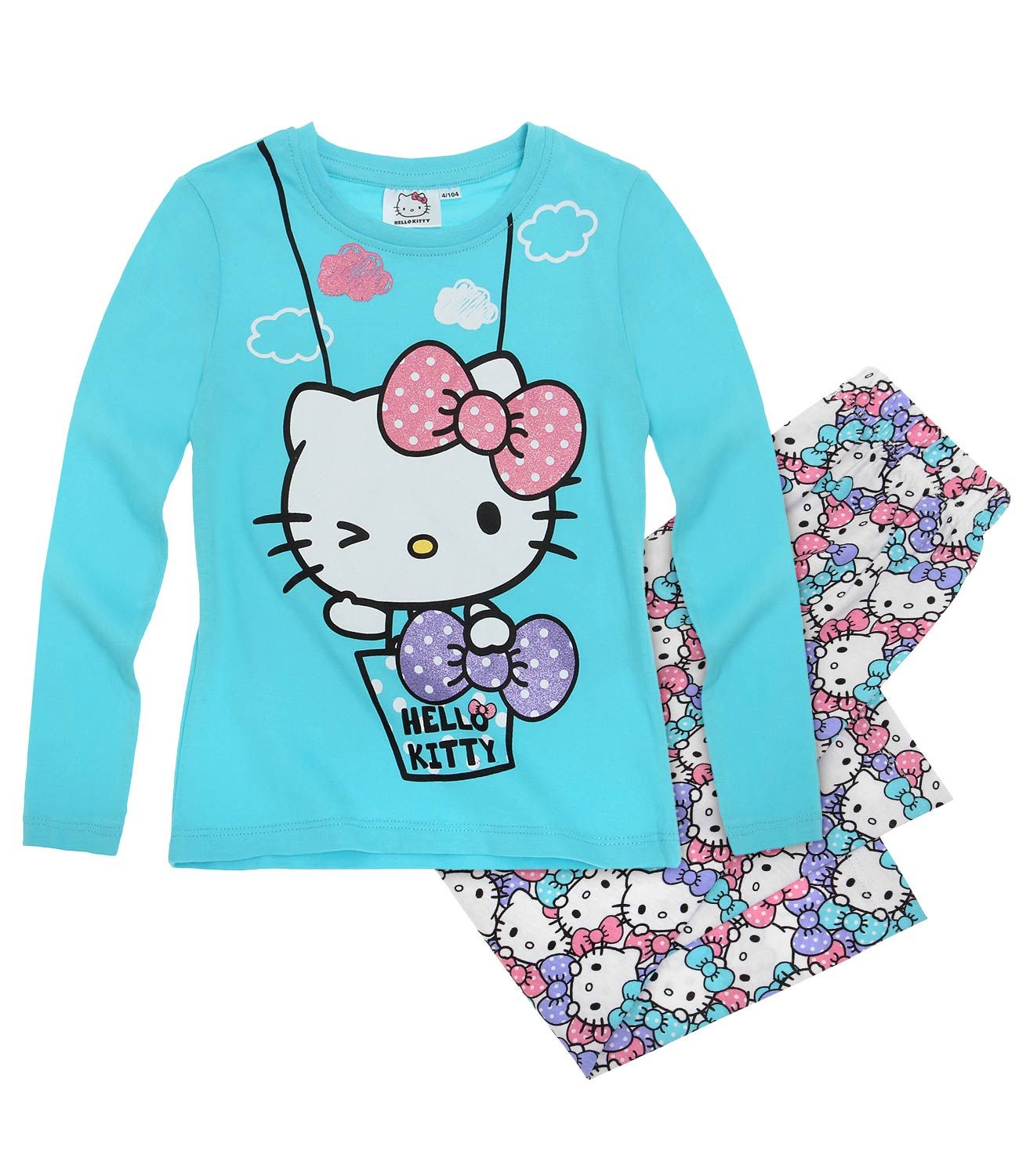 considerate Traveler rely Fete :: Pijamale :: Pijamale pantaloni lungi :: Hello Kitty® Pijama Turcoaz considerate Traveler rely Fete :: Pijamale :: Pijamale pantaloni lungi :: Hello Kitty® Pijama Turcoaz