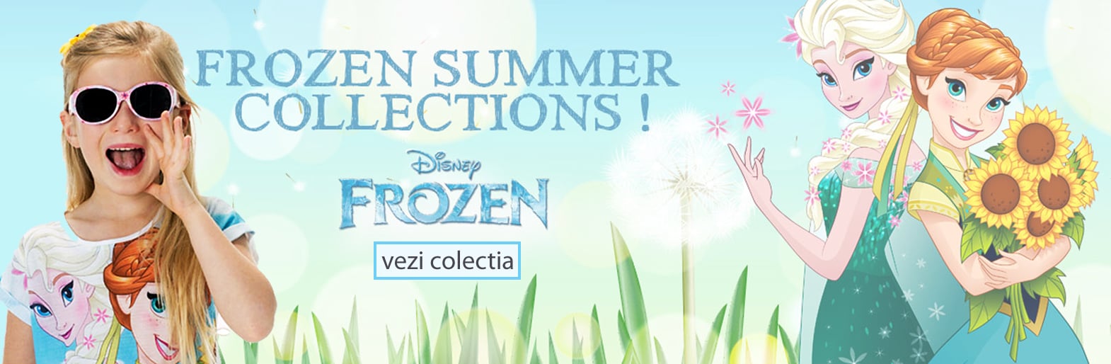 Descopera colectia Frozen pentru fetite la Tiffany Kids