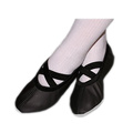 Balerini-flexibili piele naturala gimnastica & dans (28-36) Negru