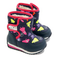 Wojtylko® Cizme eco imblanite Bleumarin-Fuxia 211596