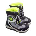 Cizme eco imblanite Axim Gri-Verde 211033