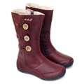 D.D.Step® Cizme piele imblanite  Violet