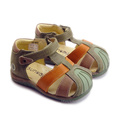 Sunway® Sandale piele Maro-Verde