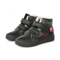 D.D.Step® Ghete piele imblanite Negre 404031
