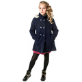 Exclusive® Palton vatuit Angela bleumarin 70493
