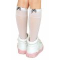Knittex® Sosete albe cu fundita  Awa 221800