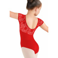 Body gimnastica & dans  Rosu dantelat 11061
