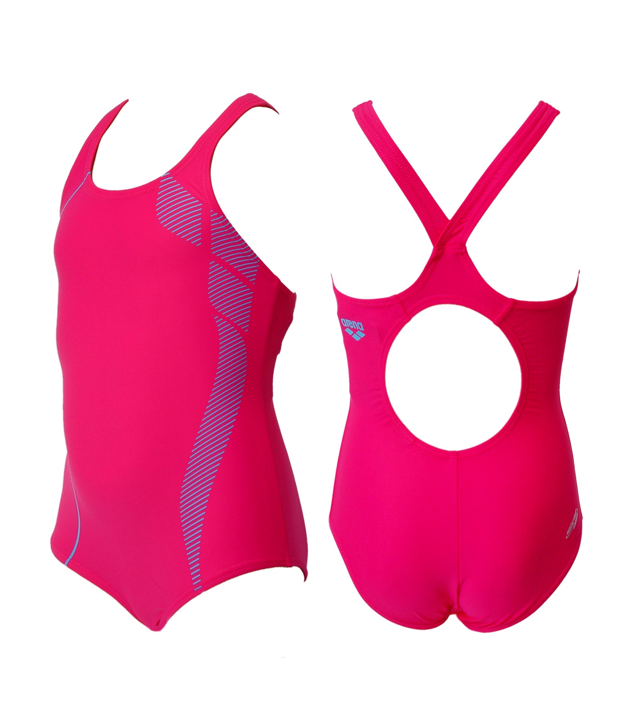 Arena® G Waterfall Jr. One Piece Fuxia