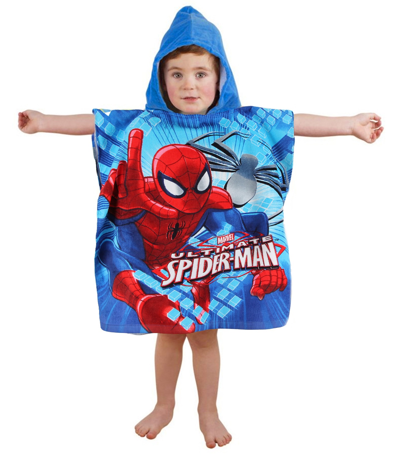 Spiderman® Poncho Albastru