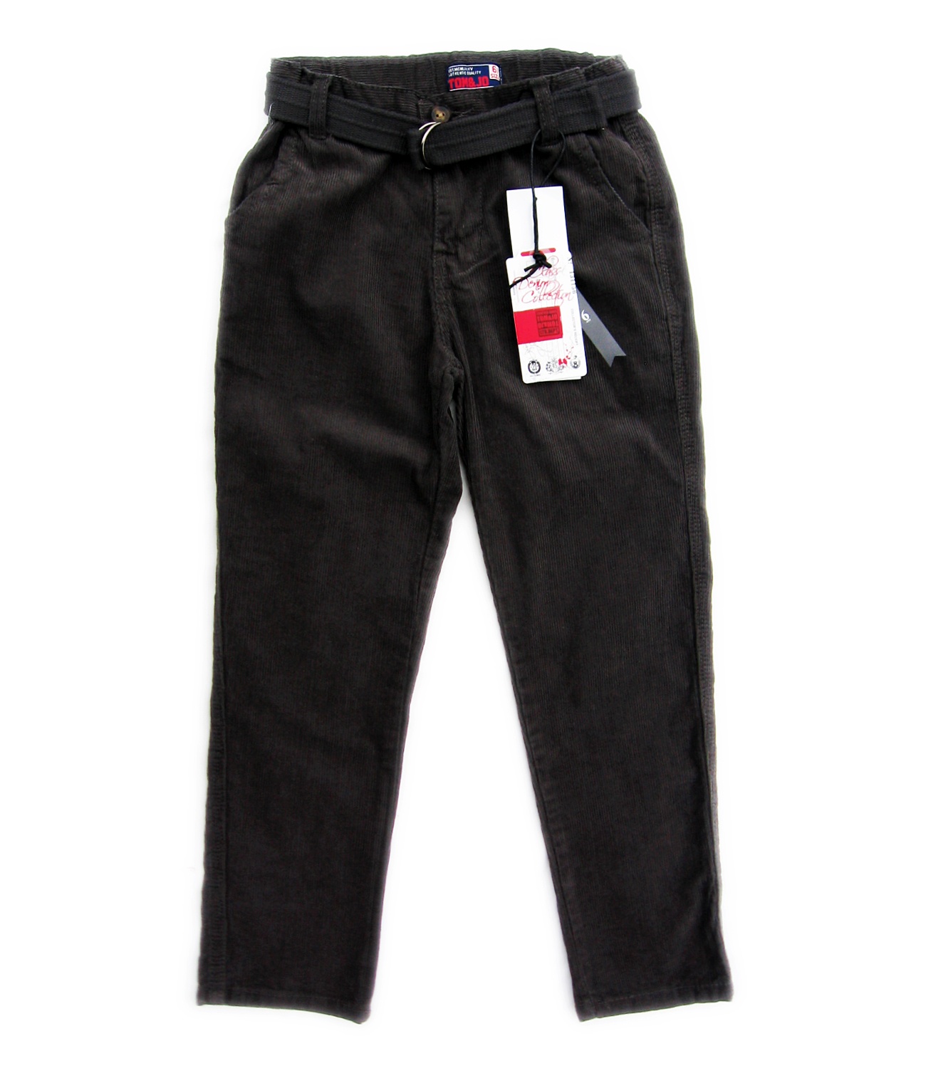 Pantaloni raiati (114-162) Negru