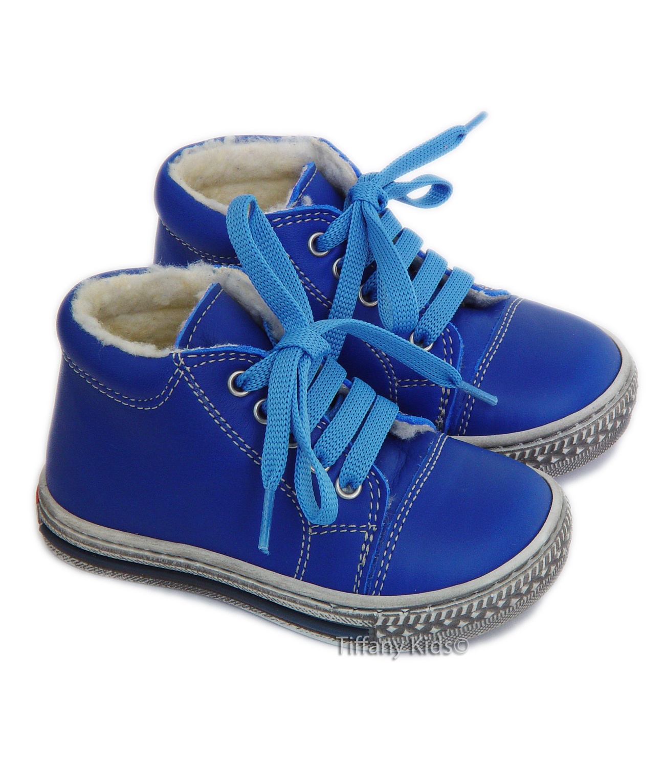 Avus® Ghete piele imblanite Albastru
