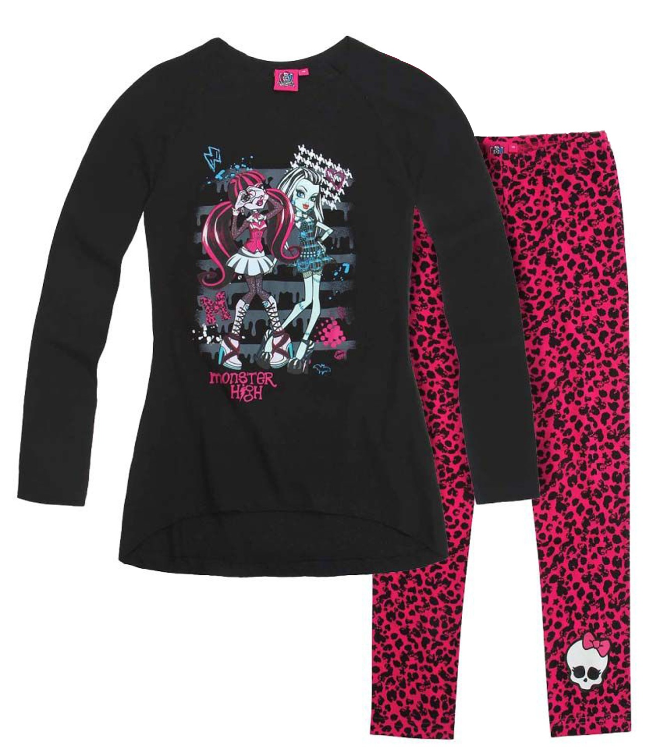 Monster High® Compleu leggins (128-158) Negru