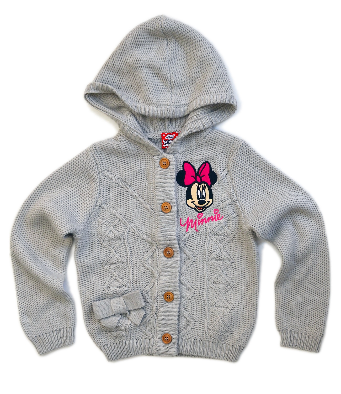 Minnie® Cardigan tricotat (98-134) Gri