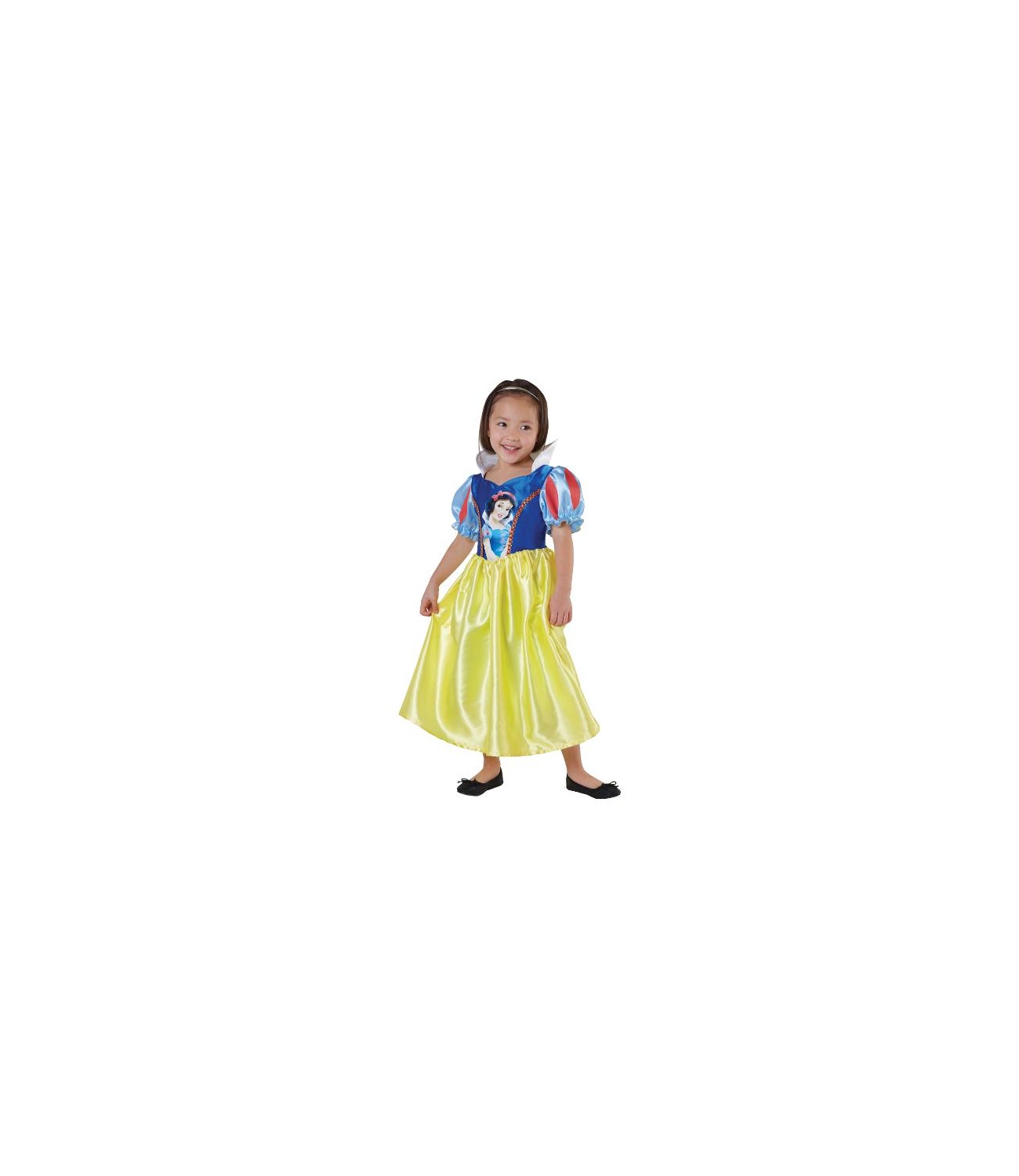 Costum Alba ca Zapada (3-8 ani) Multicolor