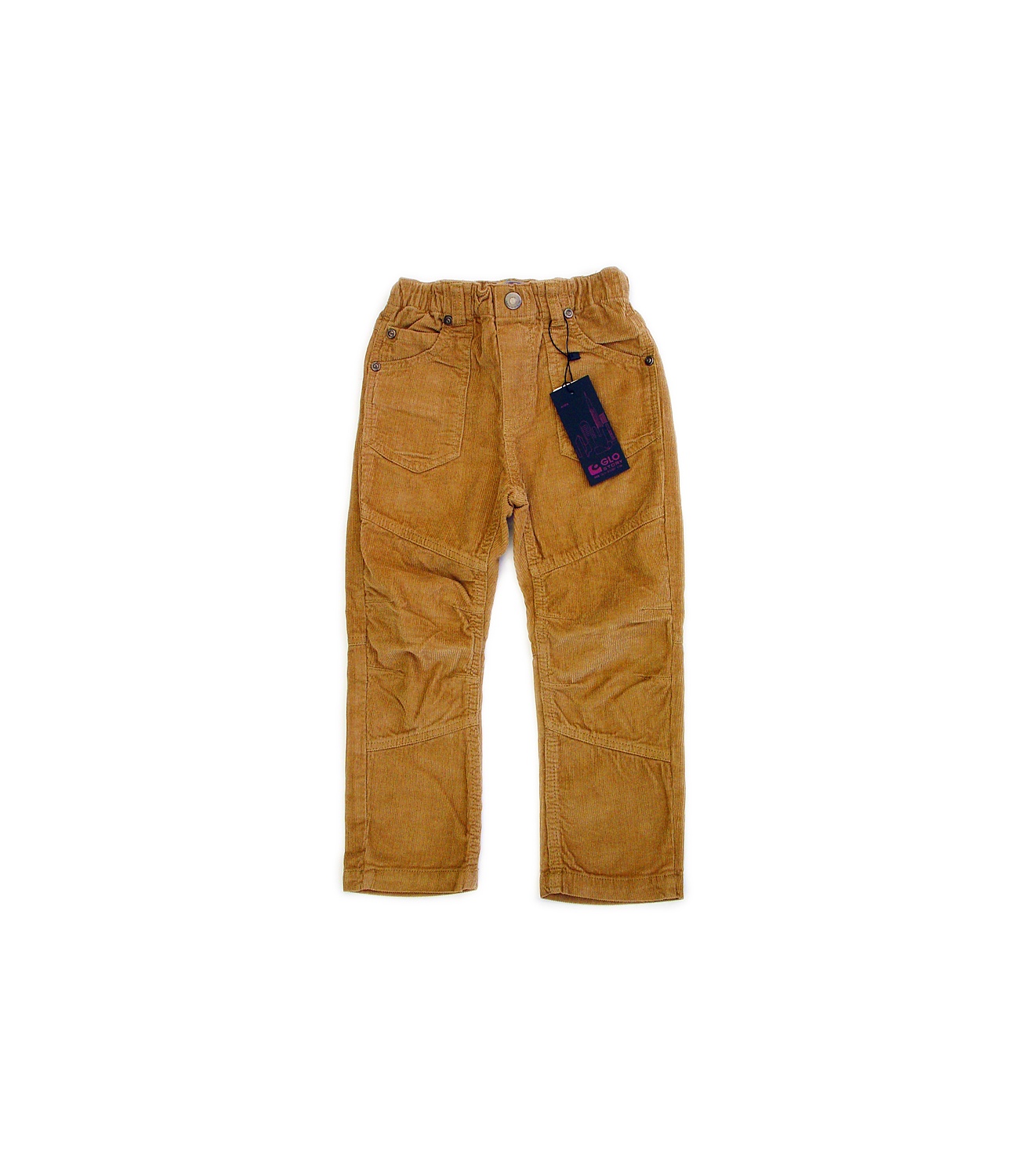 Pantaloni catifea raiata (98-128) Bej