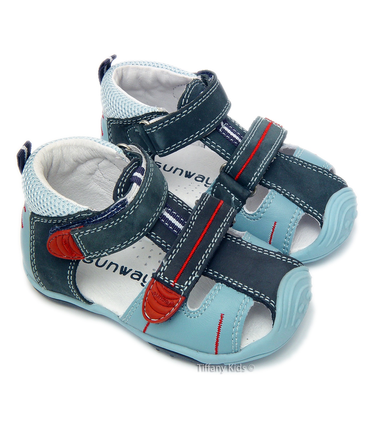 Sunway® Sandale piele Albastru