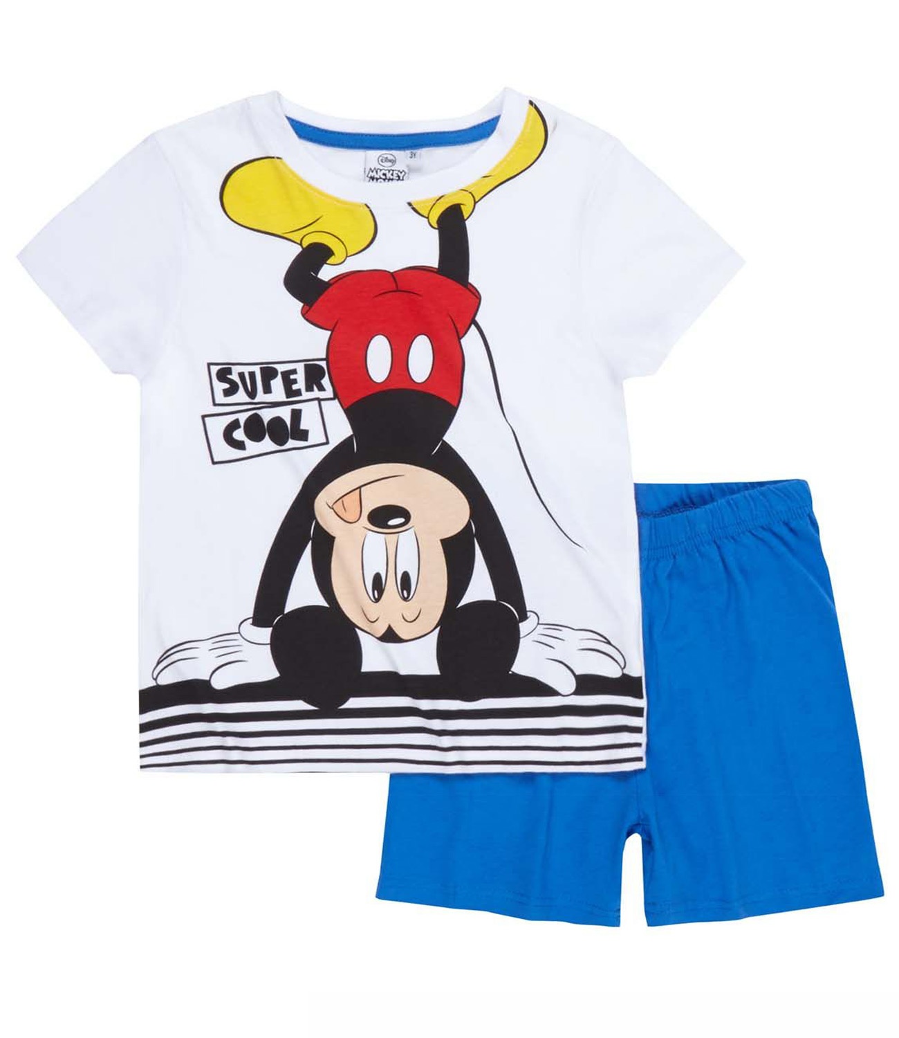 Mickey® Pijama vara Alb