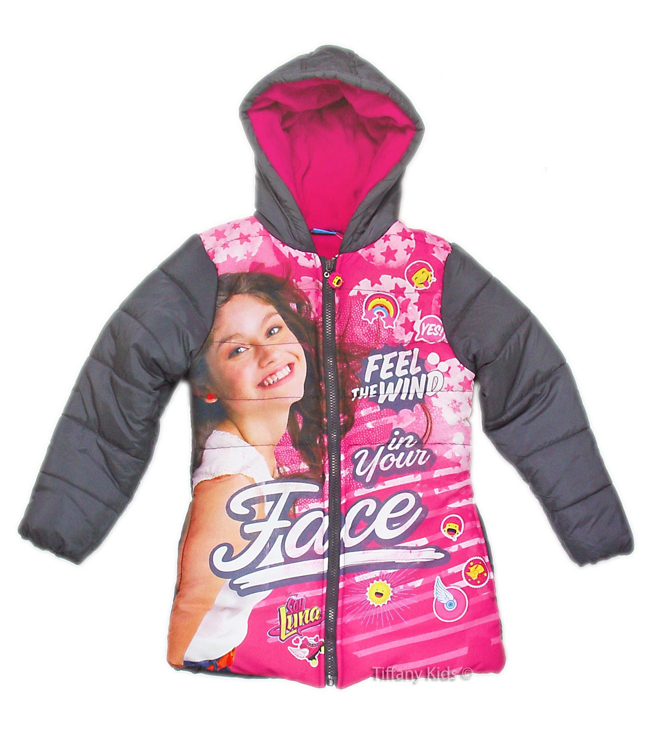 Soy Luna® Jacheta vatuita (4-12 ani) Gri