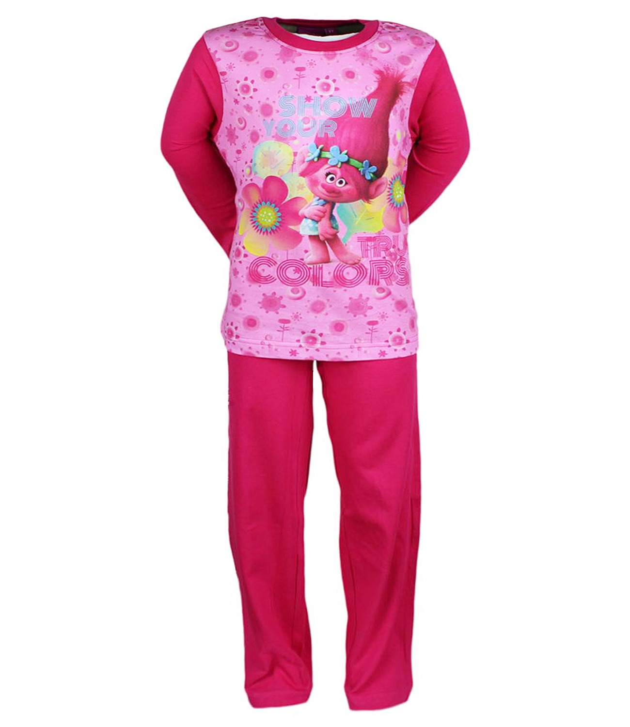 Trolls® Pijama (6-14 ani) Fuxia