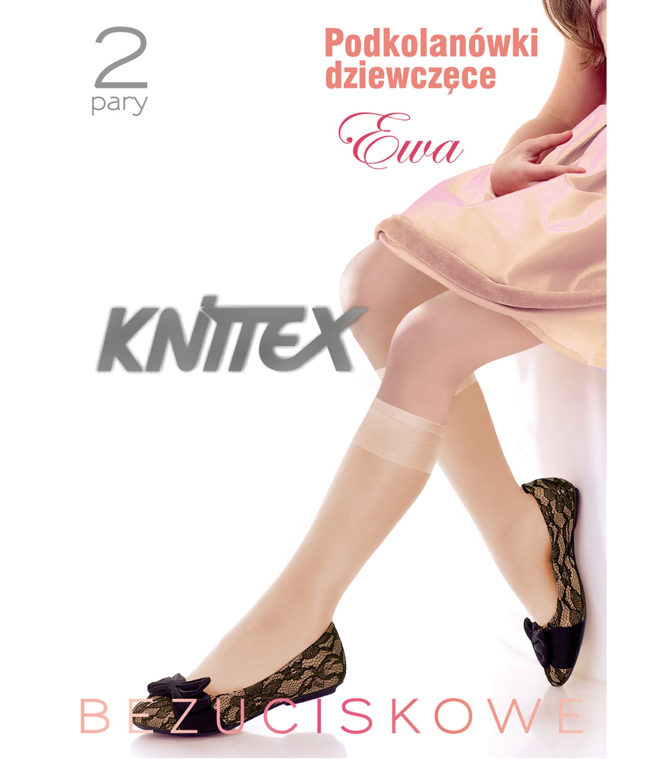 Knittex® Set 2 Sosete 3/4 Natural