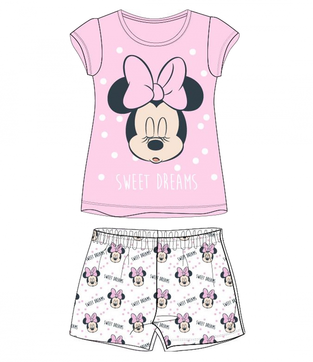 Minnie® Pijama Roz 449152