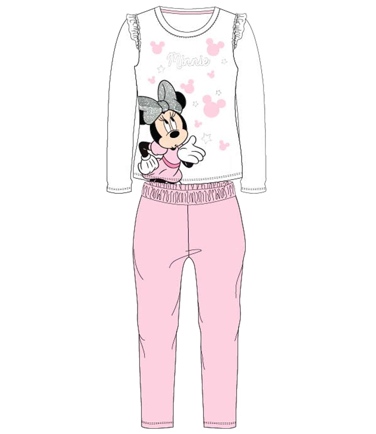Minnie® Pijama alb-roz 634541