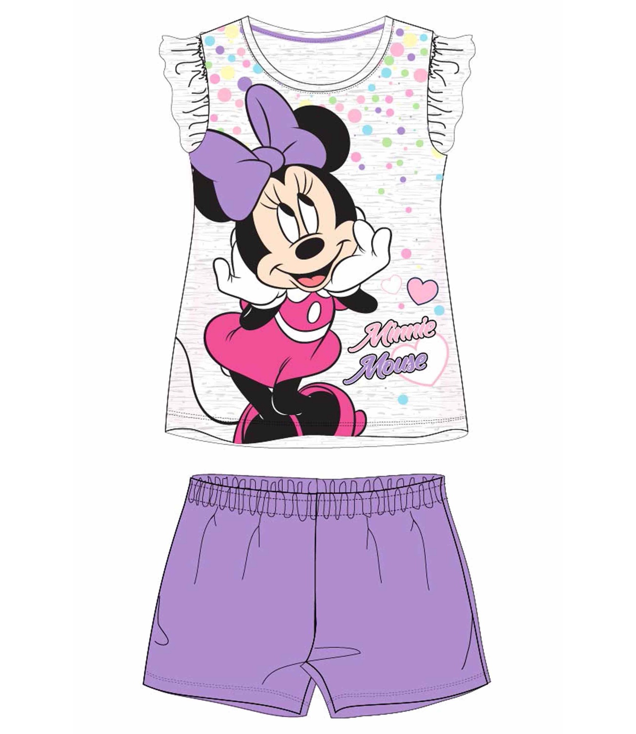 Minnie® Pijama de vara Mov 461142