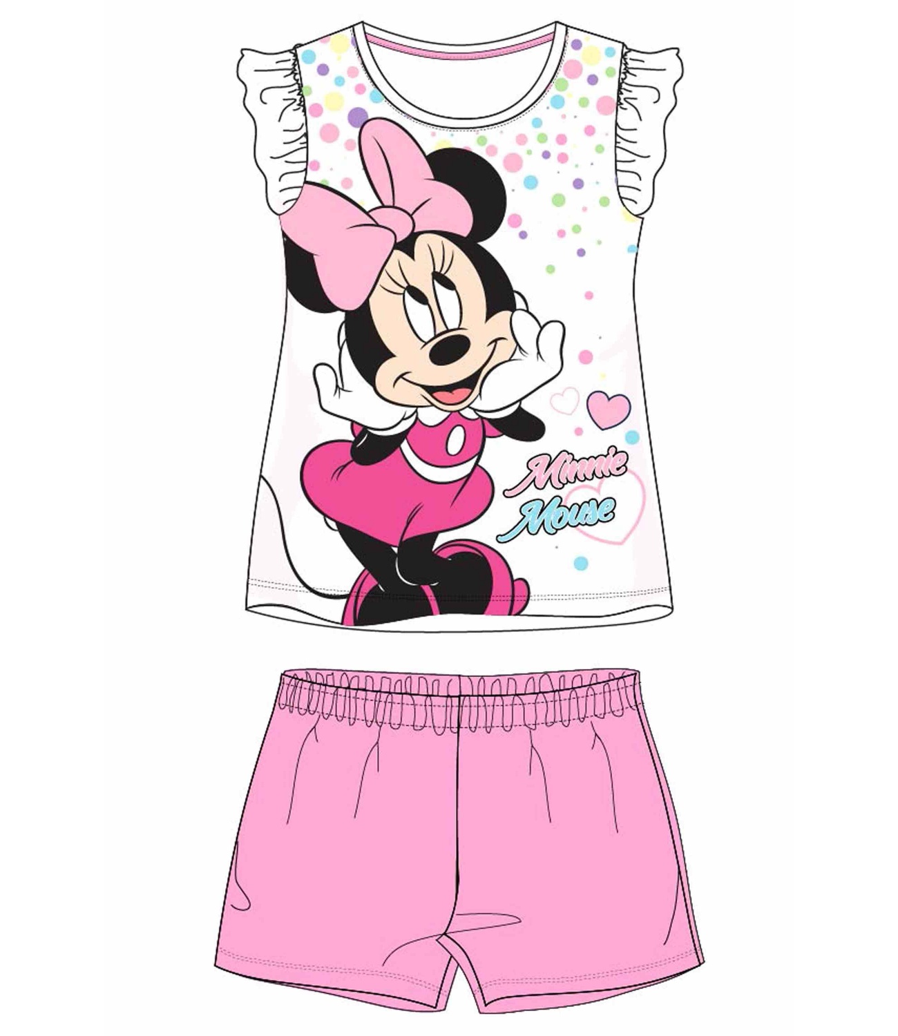 Minnie® Pijama de vara Roz 461141