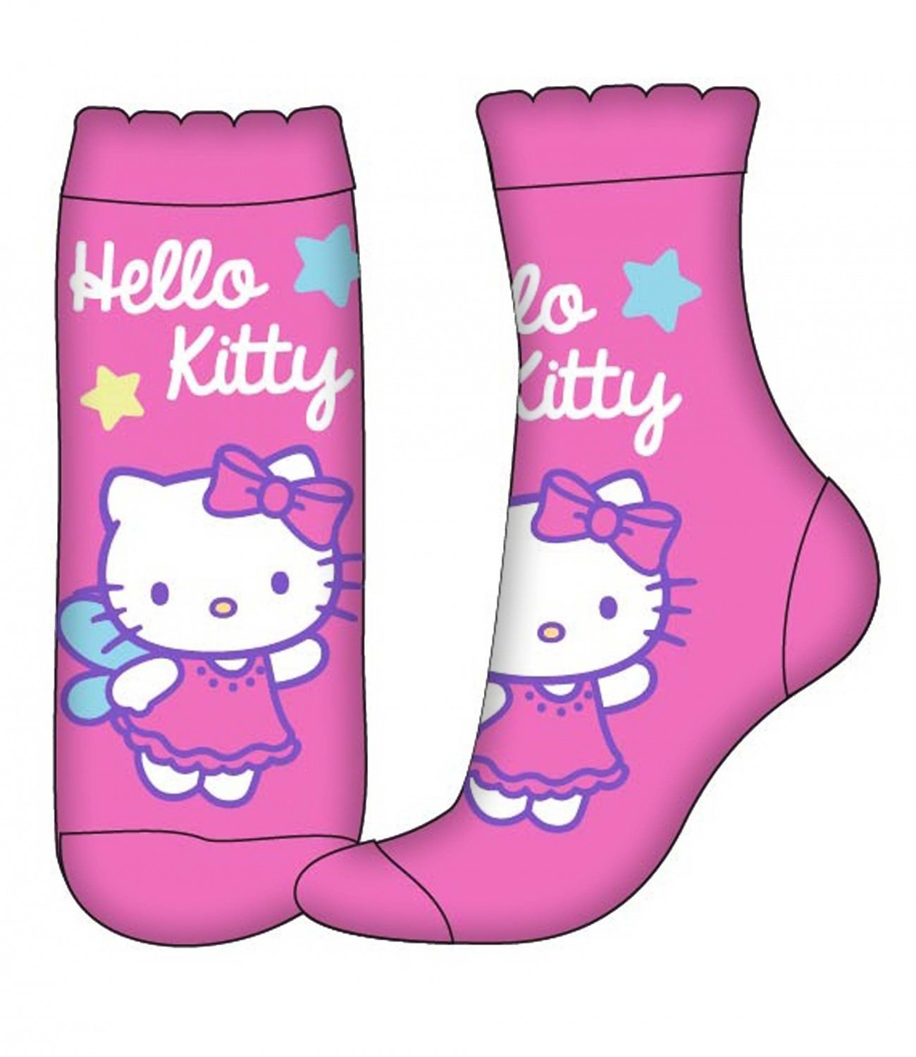 Hello Kitty® Sosete normale ciclam 580232