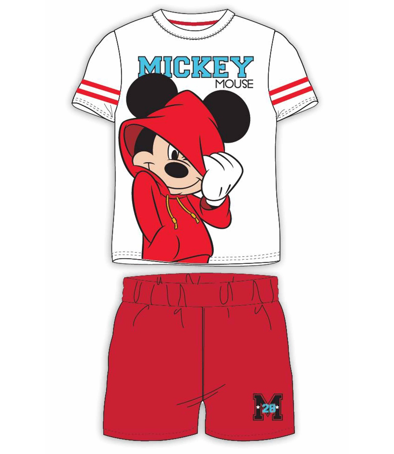Mickey® Compleu vara alb 683801