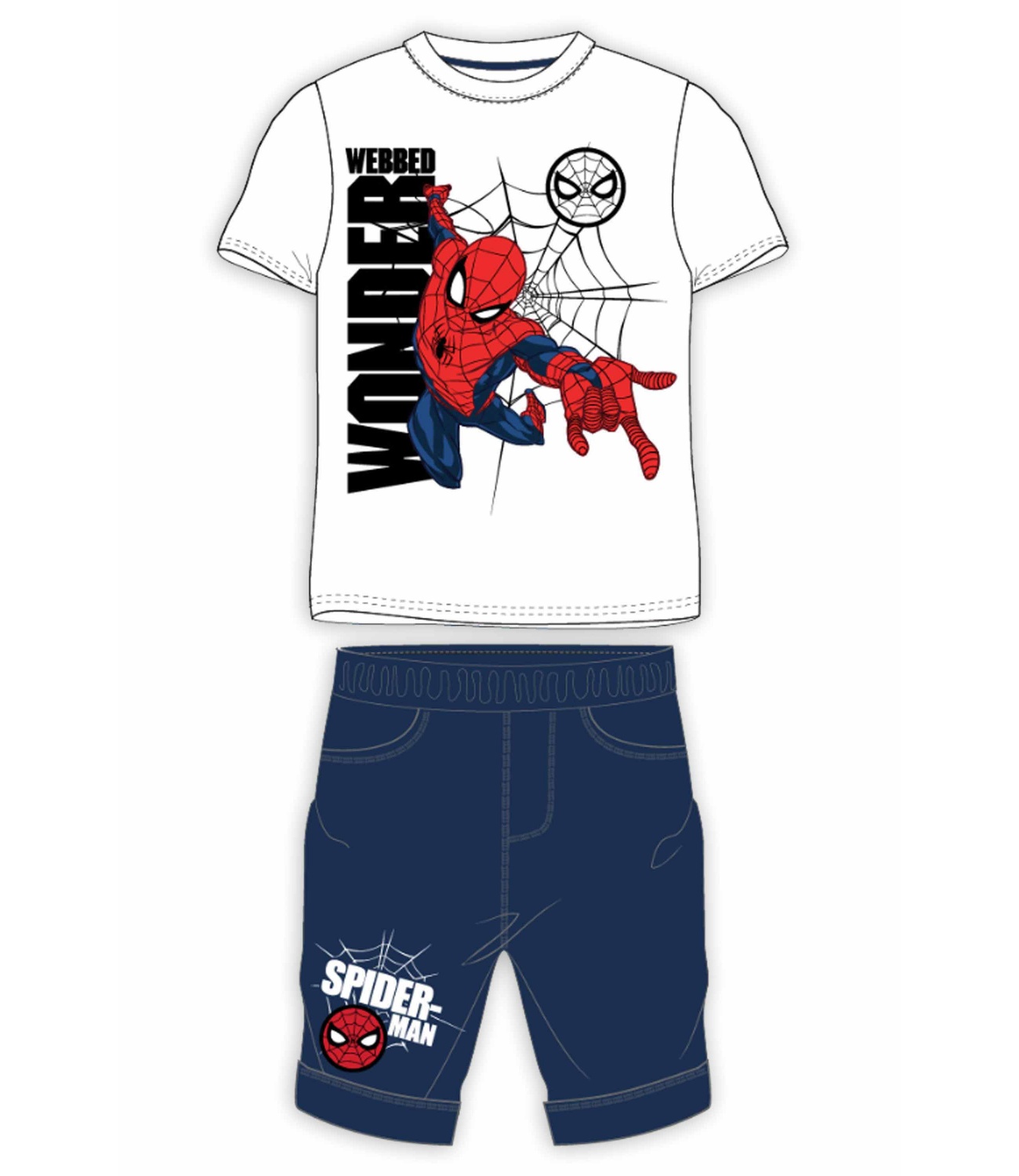 Spider-Man® Compleu vara alb 476751