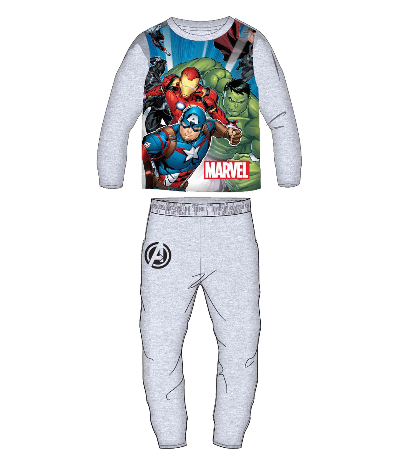 Avengers® Pijama gri 123522