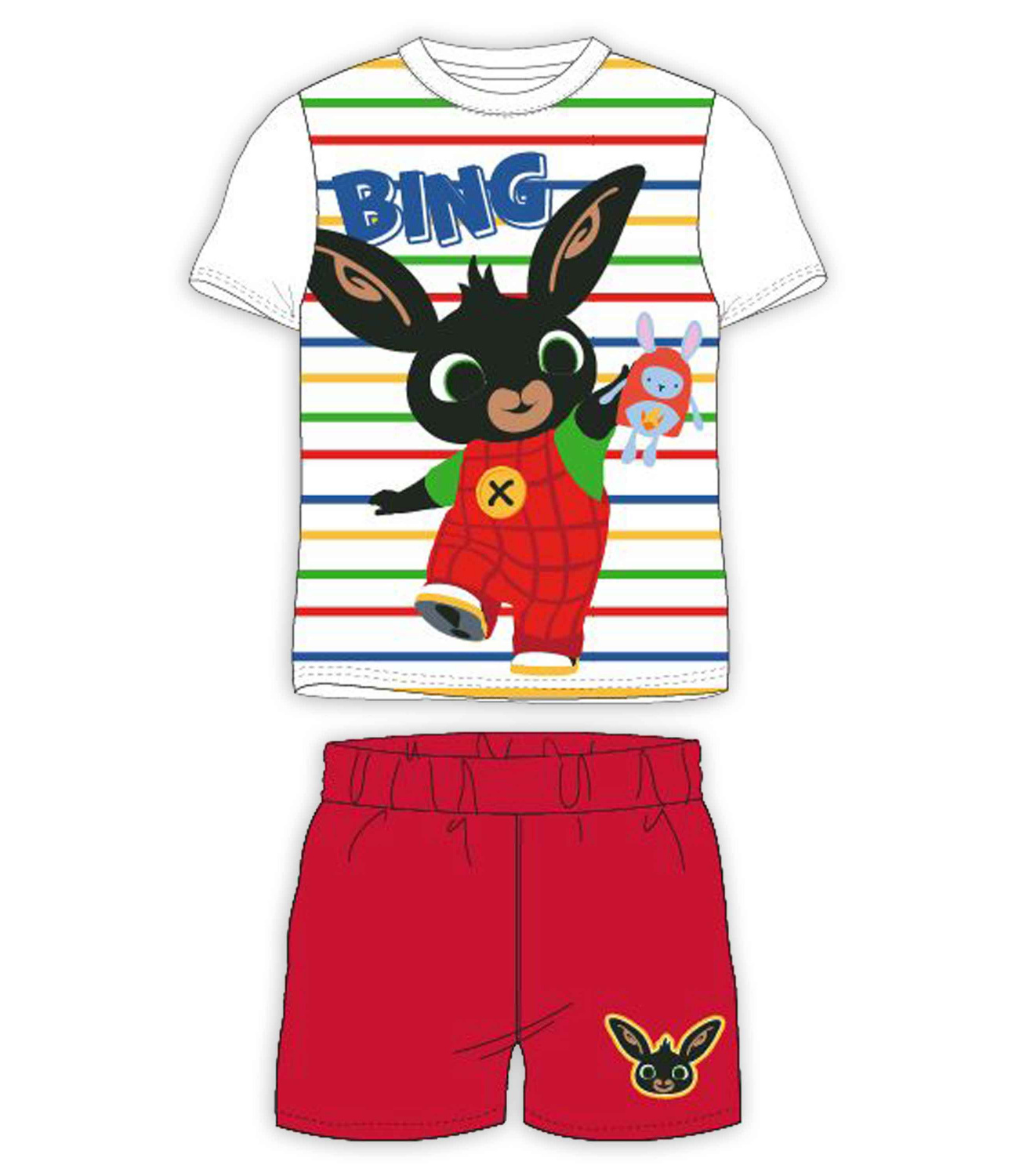 Bing Bunny® Set alb-rosu 893112