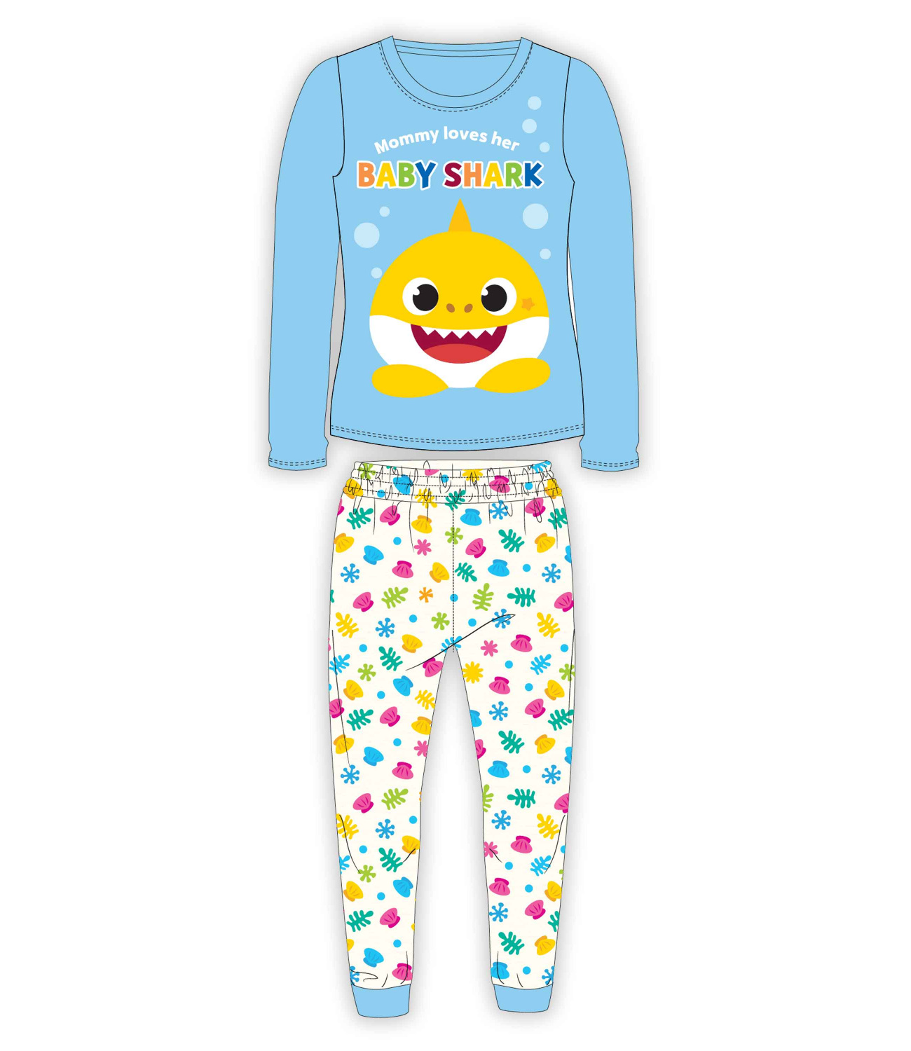 Baby Shark® Pijama albastra 925421
