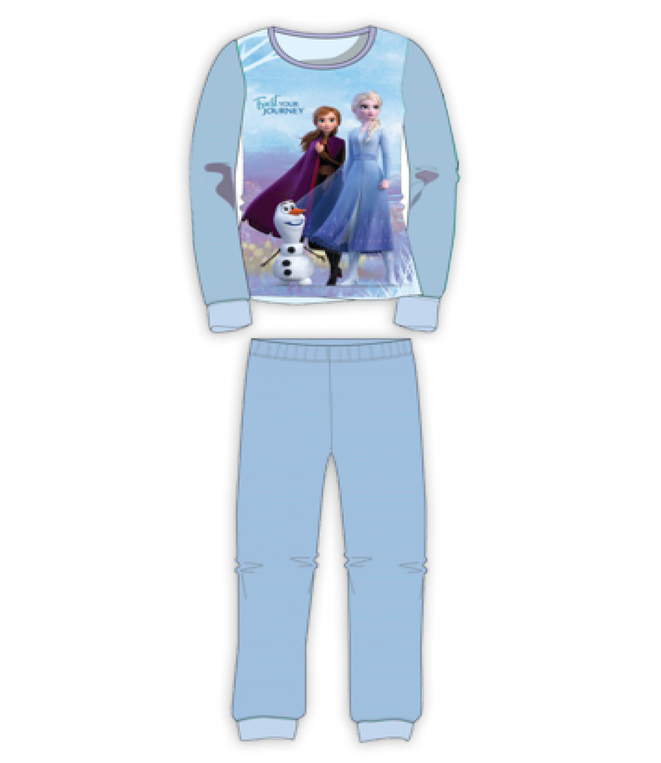 Frozen® Pijama  bumbac bleu 659123