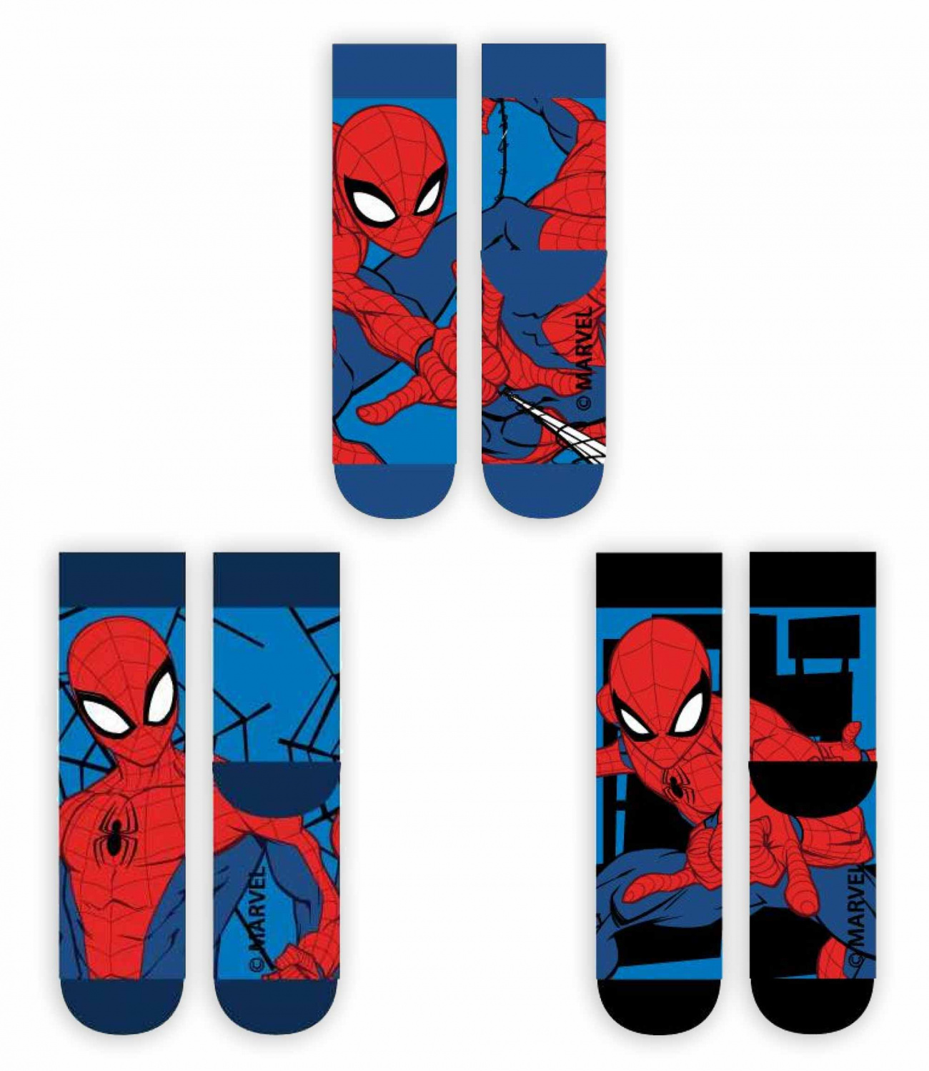 Spider-Man® Sosete normale Multicolore 106106