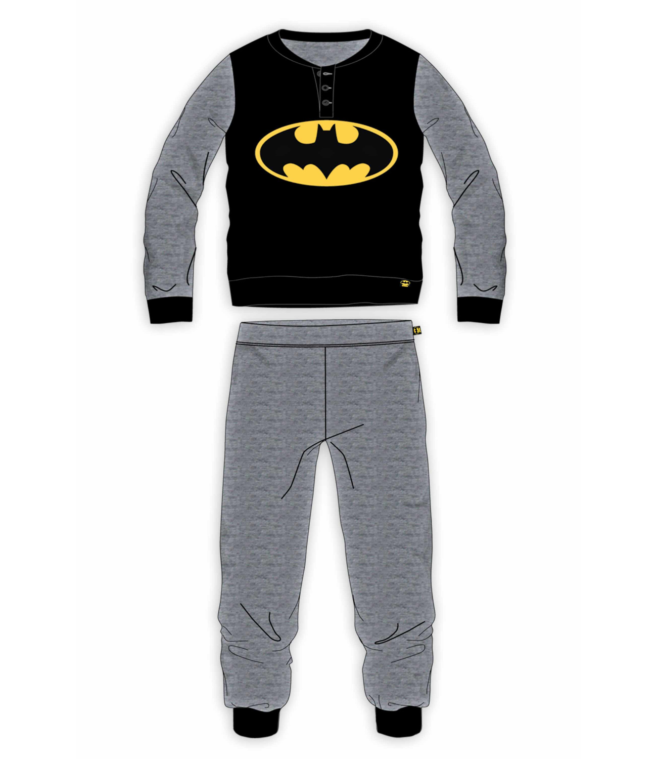 Batman® Pijama gri-negru 520622