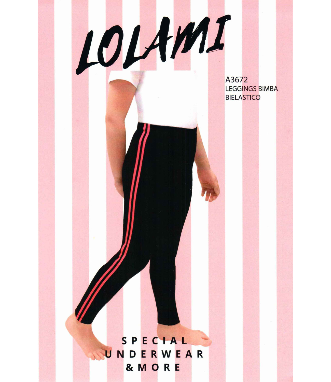 Lolami® Leggins bielastic negru 501233