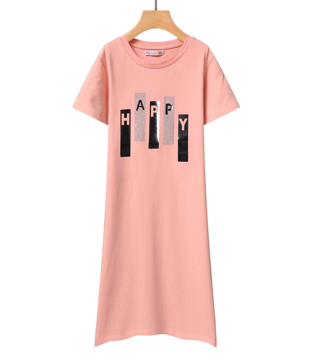 Glo-Story® Tricou rochie roz 603261