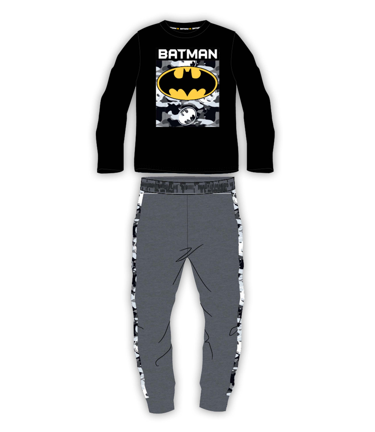Batman® Pijama negru-gri 113807
