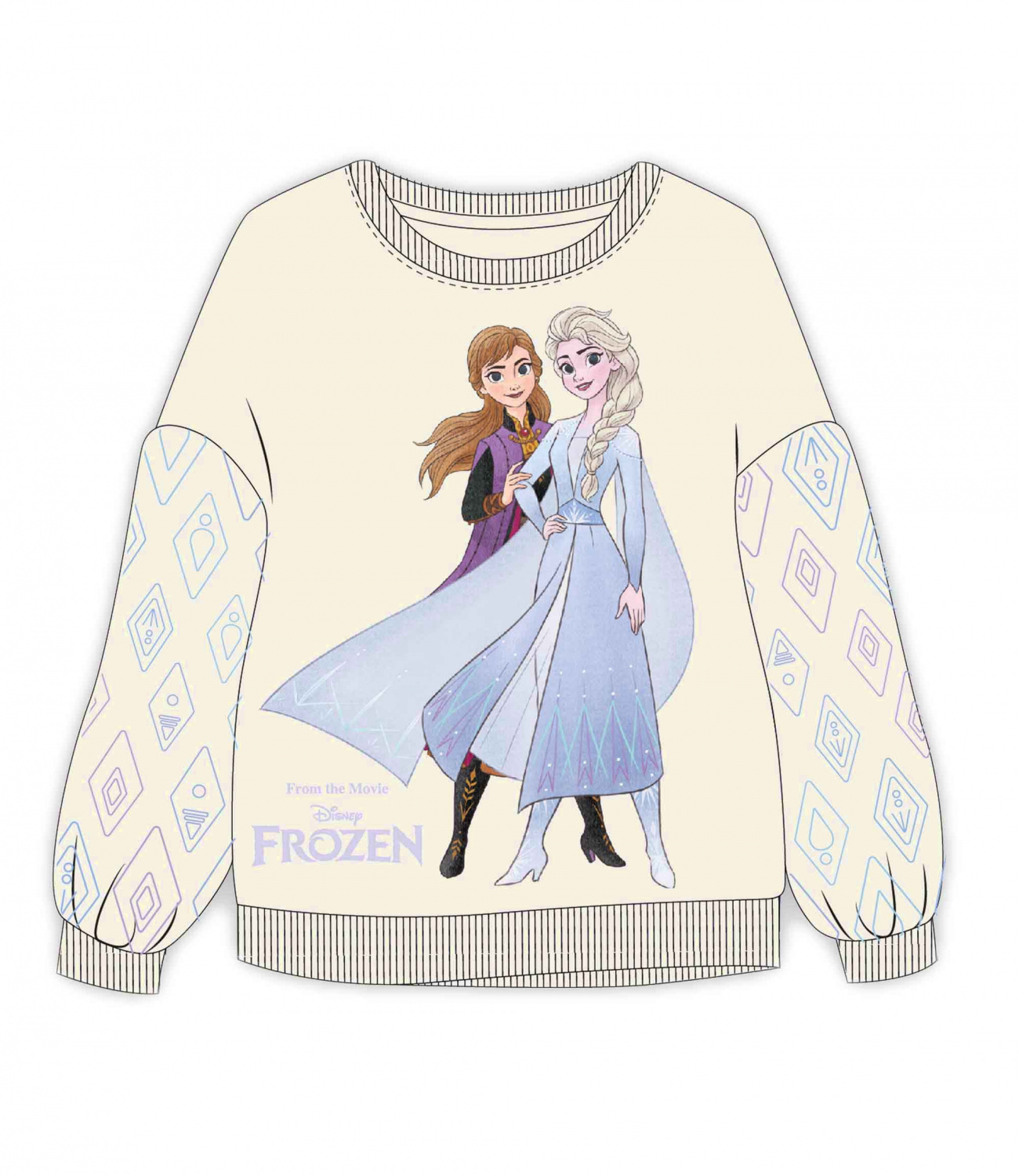 Frozen® Bluza flausata crem 163122