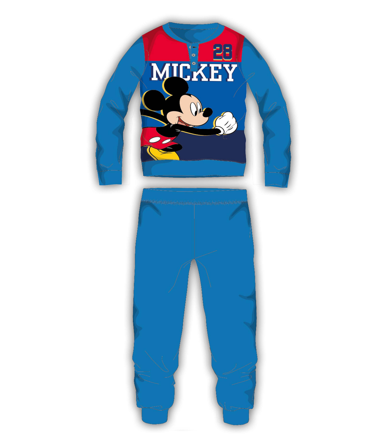 Mickey® Pijama bumbac albastra 184247