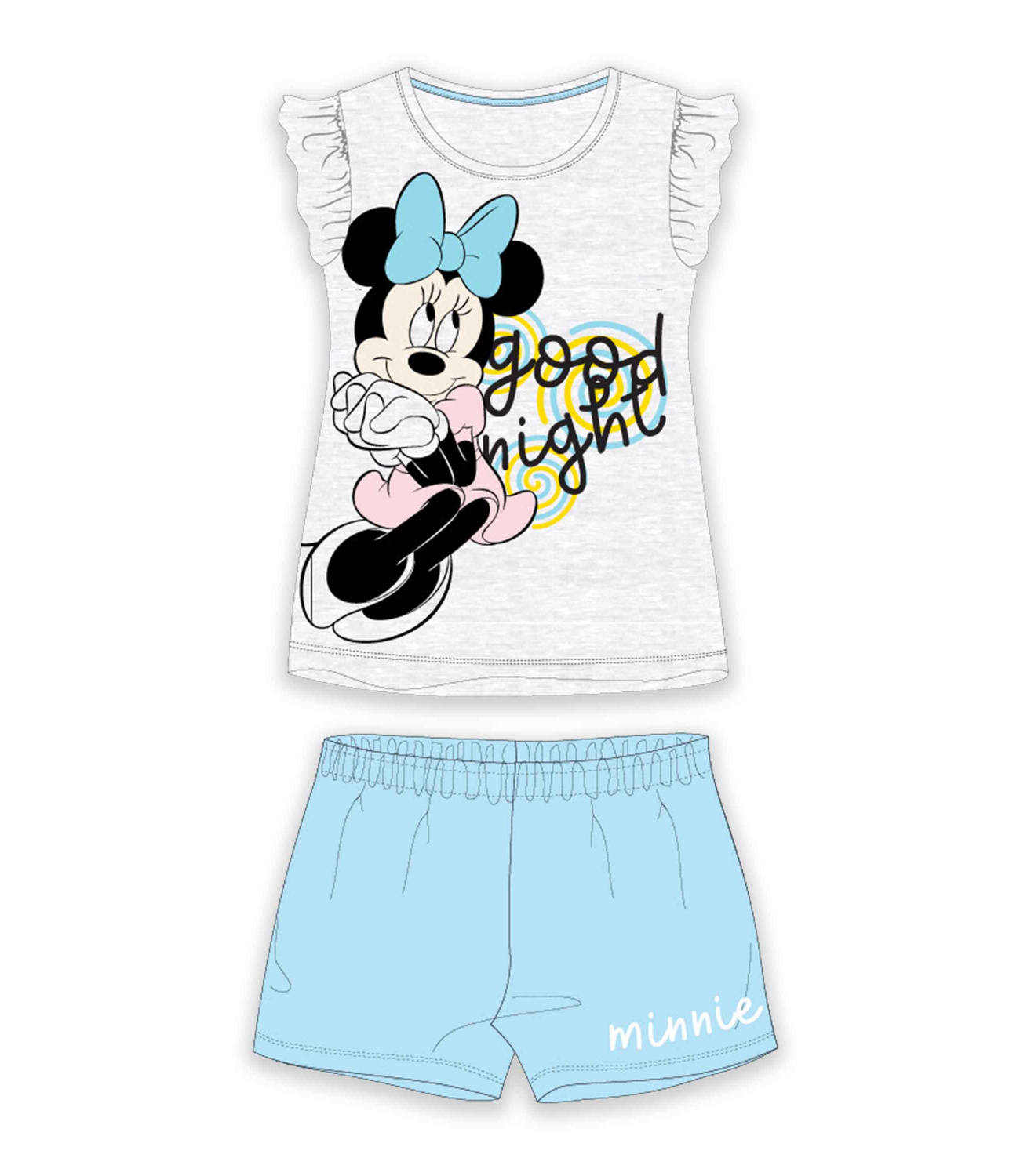 Minnie® Pijama de vara gri-bleu 961511
