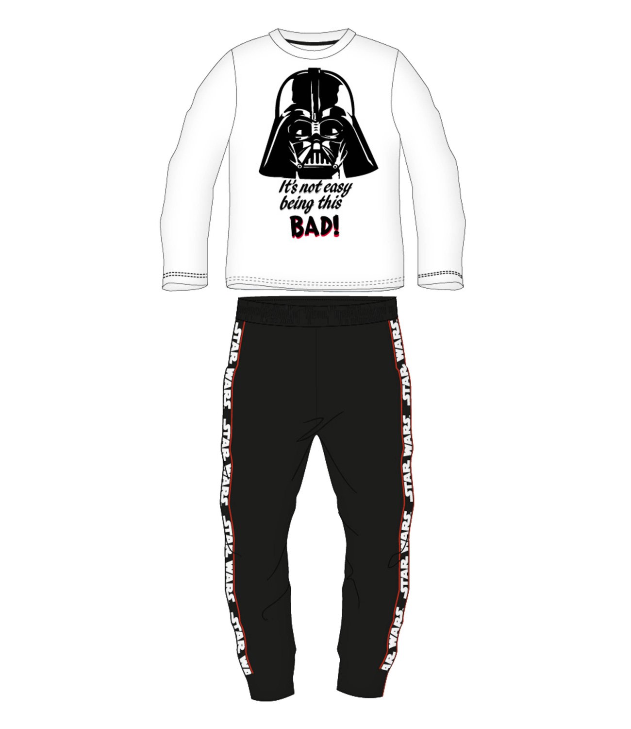 Star-Wars® Pijama alb-negru 113998