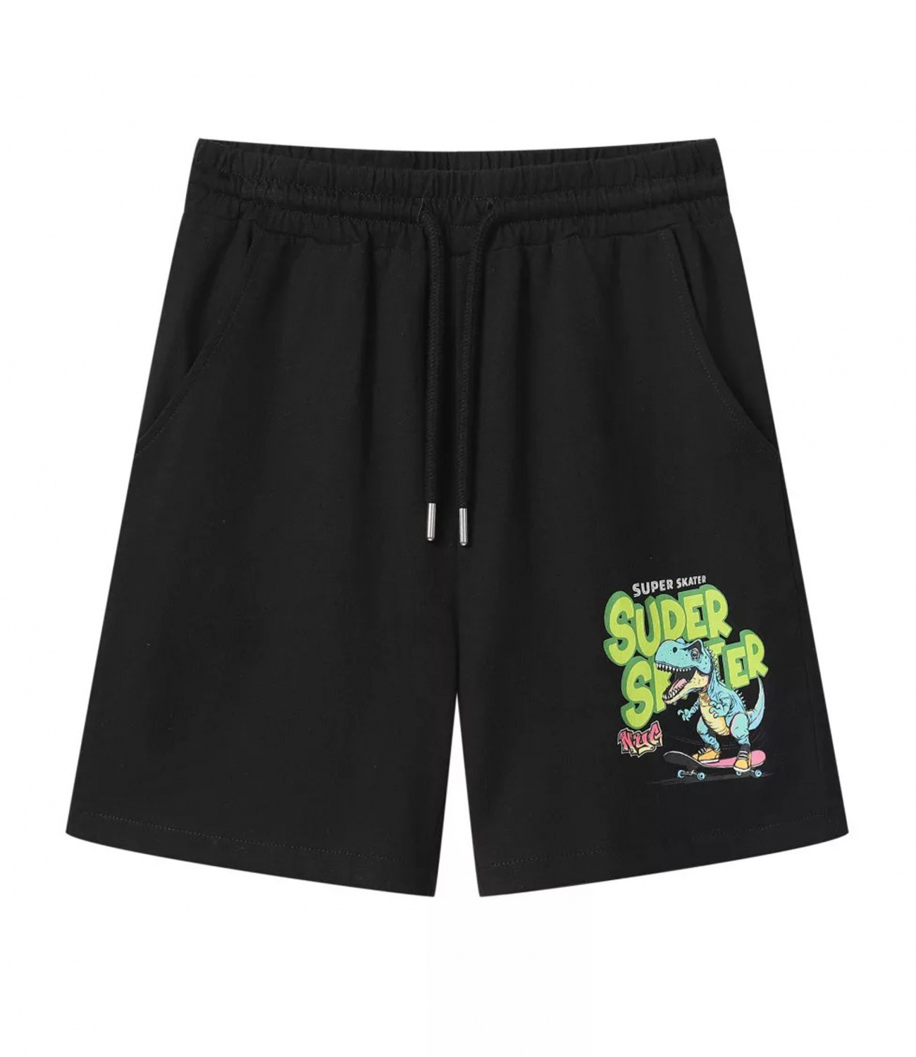 Glo-Story® Pantaloni scurți negri 604799
