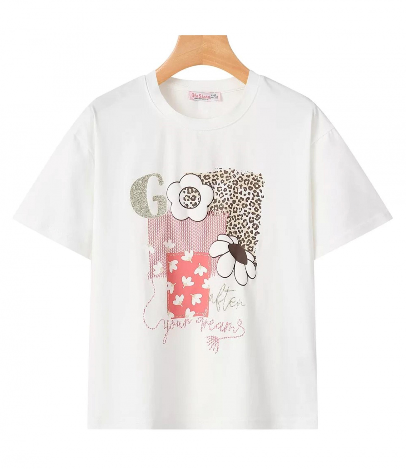 Glo-Story® Tricou  alb 605481
