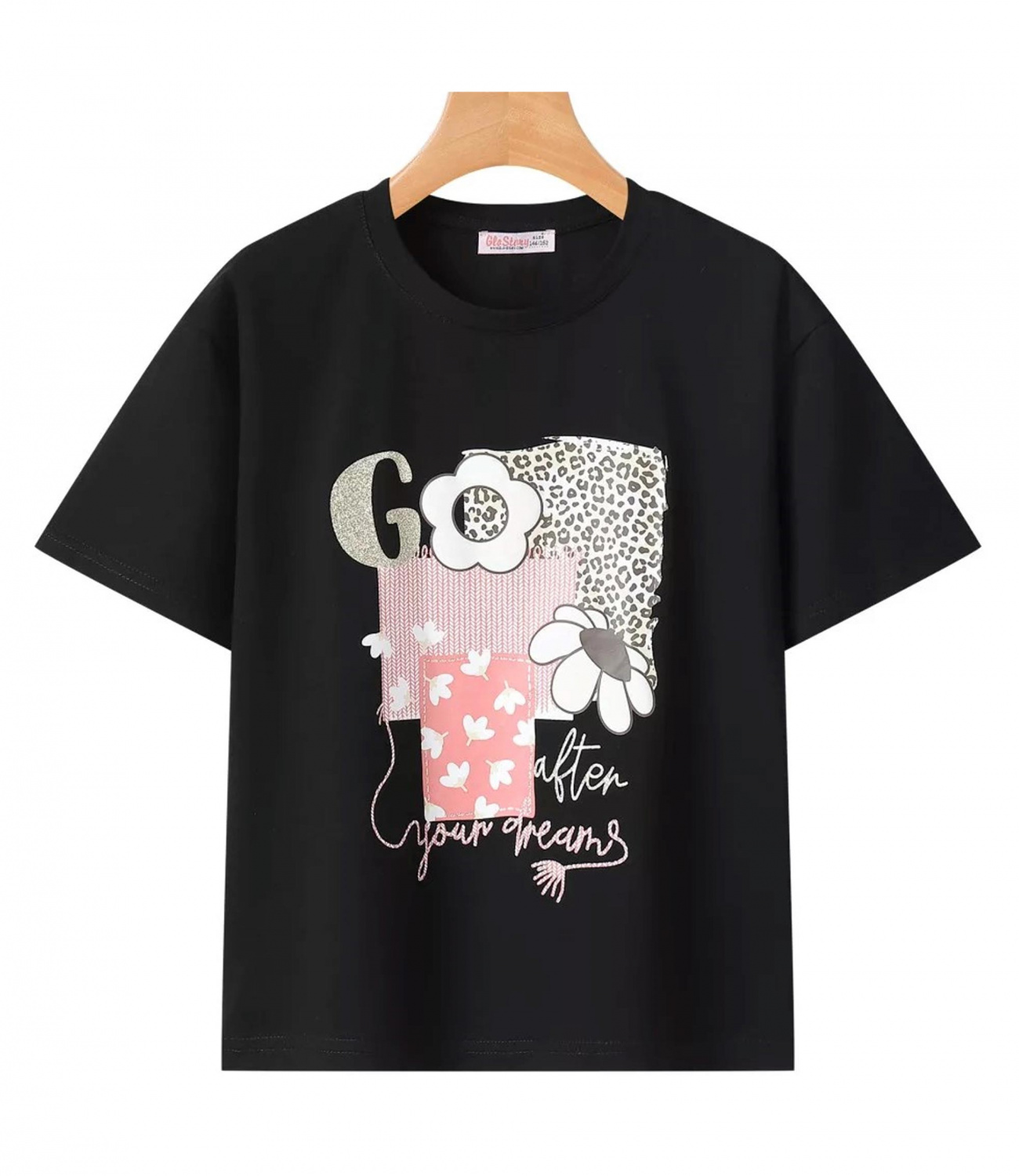 Glo-Story® Tricou  negru 605481