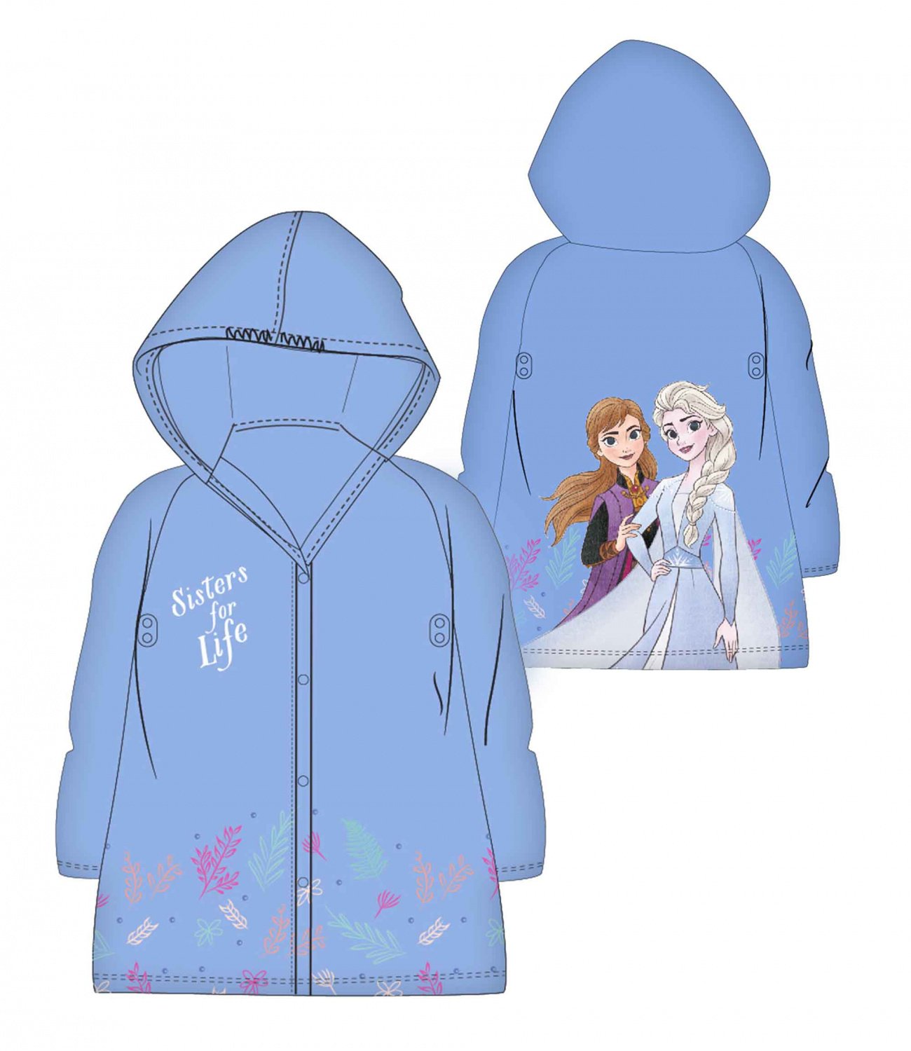 Frozen® Pelerina ploaie albastra 198575