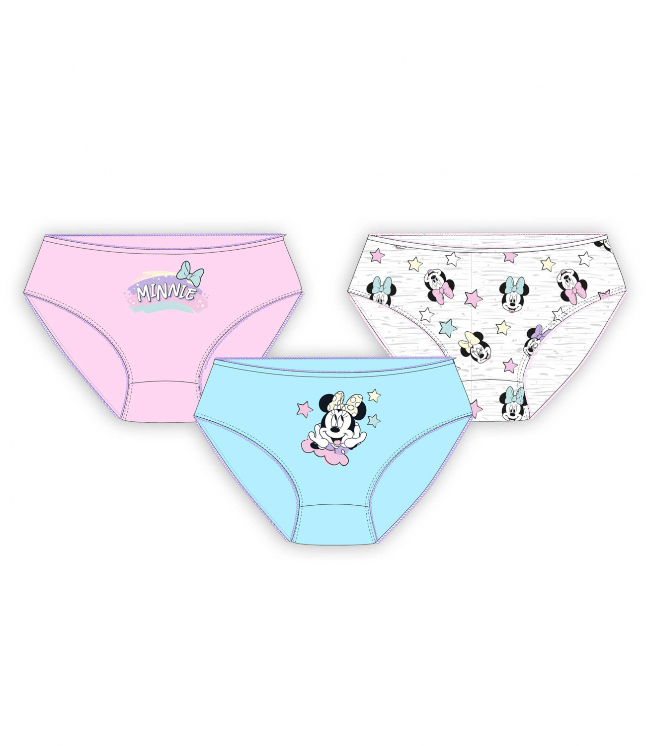 Minnie® Set 3 Chiloti Multicolor 162682