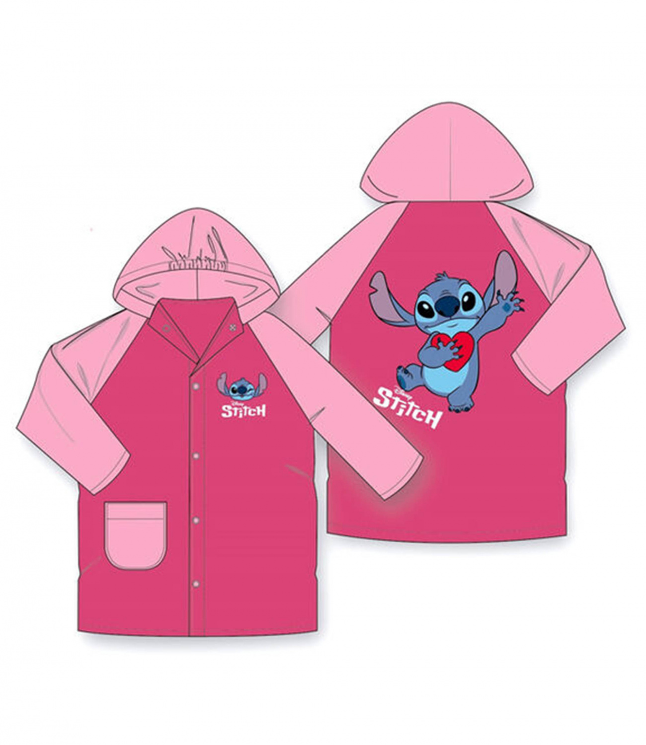 Lilo & Stitch® Pelerina ploaie ciclam  231899